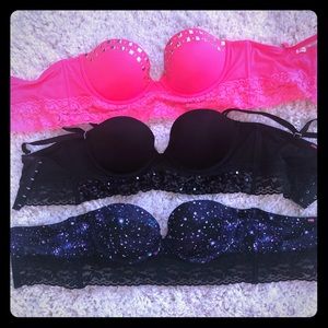 PINK BRA BUSTIER BUNDLE